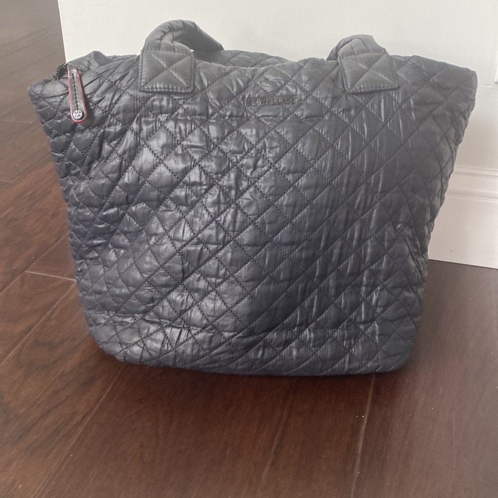 Mz Wallace black nylon metro tote